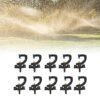 Haofy G Type Refraction Micro Nozzles, 10Pcs Rotating Watering Sprinkler Irrigation Equipment, for Public Green Space, Garden Gardening, Home Gardening and Agricultural Irrigation - Image 5