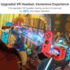Upgraded VR Headset for Nintendo Switch & Switch OLED Model, Switch VR Glasses with Adjustable HD Lenses and Comfortable Head Strap, Labo VR Kit 3D Goggles for Switch Accessories (Orange&Blue) - Image 2