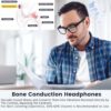 QZTELECTRONIC Smart Bone Conduction Glasses Bluetooth with Open-Ear Headphones, Photochromic Blue Light Blocking Lenses, IPX6 Waterproof, Hands-Free Calls/Music, Ideal Gifts for Dad/Men-Upgraded - Image 2