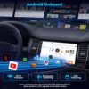ATOTOLIFE A5L Android Radio 7" Double Din Car Stereo with Backup Camera&DVR Dash Cam, Wireless CarPlay and Android Auto, WiFi/Bluetooth/USB Tethering, DSP/FM/AM/SWC, 2G+32G Touchscreen Car Radio - Image 2