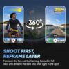Insta360 X4 Standard Bundle - Waterproof 8K 360 Action Camera, 4K Wide-Angle Video, Invisible Selfie Stick Effect, Removable Lens Guards, 135 Min Battery Life, AI Editing, Stabilization - Image 3
