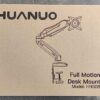 HUANUO Single Monitor Mount, 13 to 32 Inch Gas Monitor Arm, Adjustable Stand, Vesa Mount with Clamp and Grommet Base - Fits 4.4 to 19.8lbs LCD Computer Monitors - Image 7
