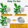 2pcs Glass Plant Watering Globes, Rainbow Color Self Watering Globes for Everyday Home or Vacation Use, Garden Patio Hanging Flower Plant Self Water Device Automatic Drip Irrigation Plant Waterer Bulb - Image 7