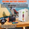 Takki 88.8Wh Portable Power Station Lithium Battery Solar Generator Power Bank with 120W Peak AC Outlet Battery Backup for Camping Home Use Emergency(Without Solar Panel) - Image 2