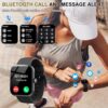 Smart Watch (Answer/Make Calls), 1.96" HD Screen SmartWatch for Men Women 113+ Sport Modes, Fitness Activity Tracker Heart Rate/Sleep Monitor/Pedometer, IP68 Waterproof, Smart Watches for Android iOS - Image 2