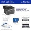 Brother DCP-L2640DW Wireless Compact Monochrome Multi-Function Laser Printer with Copy and Scan, Duplex, Mobile, Black & White | Includes Refresh Subscription Trial(1), Amazon Dash Replenishment Ready - Image 7