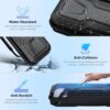 Klipdasse Accessories Kit Compatible with PlayStation Portal, EVA Carrying Case for PS5 Portal, 2 Pack HD Tempered Screen Protector and Hard Full Clear Cover Crystal Case for Ps Portal Accessories - Image 2