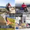 Enginstar 22W Portable Solar Panel for Power Station Solar Charger for Solar Generator Foldable Solar Panel for Camping RV Trip, QC3.0 USB Ports & DC Output, Compatible with iPhone Ipad, Laptop etc - Image 6
