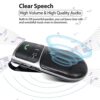 Bluetooth Phone Speaker for Car, SUNITEC Hands Free Bluetooth Car Speaker for Cell Phone, Support Siri Google Voice Assistant, AUTO Power ON Off, Speakerphone with Visor Clip - Image 6