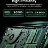 MALLRACE 2025 Laptop with AMD Ryzen7 5825U, 8-core Processor (Up to 4.5GHZ),16GB DDR4 RAM 512GB SSD,WiFi 6, 15.6 inch HD Display,54.72Wh Battery,Windows 11, Laptops Computers for Business Office - Image 6
