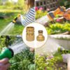 Napredak garden hose quick connector, 3/4 inch GHT male and female thread brass coupler Fittings for water pipe faucet watering device, Easy connect and release adapter, 2 sets - Image 6