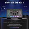 FIFINE Gaming Audio Mixer, Streaming RGB PC Mixer with XLR Microphone Interface, Individual Control, Volume Fader, Mute Button, 48V Phantom Power, for Podcast/Recording/Vocal/Game Voice-AmpliGame SC3 - Image 8