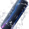 Portable Bluetooth Speaker, IPX7 Waterproof Wireless Speakers with Colorful Flashing Lights, 25W Super Bass 24H Playtime, 100ft Range, TWS Pairing for Outdoor, Home, Party, Beach, Birthday Gift