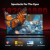 KAIGERR Laptop Computer AMD Ryzen 7 5825U 15.6-inch IPS 16GB DDR4 (2 * 8GB, Dual Channel) 512GB NVMe SSD Windows Laptop Backlit & Numeric Keyboard WiFi 6 HDMI Type-C USB3.2 TRRS Webcam - Image 3