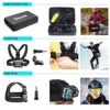 Action Cameras Accessory Kit, Bonvvie 50-in-1 Sports Camera Accessory Kit Compatible with Hero 13/12/11/10/9/8/7 Black, Max/Fusion, Insta360 Osmo Action SJCAM SJ6000 SJ5000 Campark REMALI - Image 2