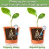 10 Pcs Plant Watering Globes Colored 2 Size Self Watering Globes Automatic Watering Bulbs Plastic Plant Water Globes Drip Irrigation Device for Indoor Outdoor Plants (10.5 & 5 Inch, 5 Colors) - Image 4