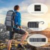 Enginstar 22W Portable Solar Panel for Power Station Solar Charger for Solar Generator Foldable Solar Panel for Camping RV Trip, QC3.0 USB Ports & DC Output, Compatible with iPhone Ipad, Laptop etc - Image 7