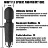 Generic Portable Wireless Massager, Waterproof Rechargeable Body Massager, Fatigue Relieving Percussion Massage Gun with Multiple Modes and Speed Adjustment Inky Black - Image 2
