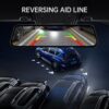Veement 4K Rear View Mirror Camera, 10'' 4K Mirror Dash Cam with 1080P Backup Camera, Dash Cam Front and Rear for Car with Voice Control, 24H Parking Mode, Night Vision, 32GB SD Card Included - Image 5