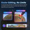 Insta360 X4 Motorcycle Bundle- 8K Waterproof 360 Action Camera, 4K Wide-Angle Video, Invisible Selfie Stick, Removable Lens Guards, 135 Min Battery Life, AI Editing, Stabilization, No Micro SD Card - Image 9