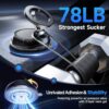 Car Phone Holder for Magsafe [78+LBS Strongest Suction & 2400gf Strongest Magnetic] 360° Adjustable Car Phone Mount, Cell Phone Holders for Your Car for All Smartphones & All Car Models (Carbon Fiber) - Image 3