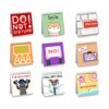 Office Desk Sign,Funny Desk Signs,30 Different Fun and Flip-Over Messages for Office Present,Office Desk Accessories,A Present for colleague,Mother's Day, Father's Day,Christmas Day（4.7" x 4.7"）