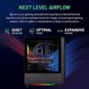 Skytech Gaming Shadow Gaming PC Desktop – AMD Ryzen 7 5700X 3.4 GHz, NVIDIA RTX 4060, 1TB NVME SSD, 16GB DDR4 RAM 3200, 600W Gold PSU, 11AC Wi-Fi, Windows 11 Home 64-bit,Black - Image 5