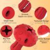 SCHITEC Dog Chew Toy for Large & Medium Dogs, Rubber Treat Dispensing Toy for Aggressive Chewers, Interactive Slow Feeder Tough Puzzle Toys Teeth Cleaning - Image 5