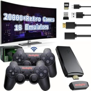 Old Arcade Retro Video Game Console Four Button 9 Pin Controller for Retro Game Consoles, New Four Button Controllers, Replacement Four Button Controller, Classic Game System Controller