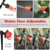 Walsilk Automatic Drip Irrigation Kits for Garden, 30M Adjustable Micro DIY Irrigation Kit Plant Water Saving System Heavy Duty Tube Watering System Kit for Patio Lawn Garden Greenhouse Flower Bed - Image 2