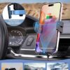Wireless Car Charger, MOKPR Auto-Clamping Car Mount 15W/10W/7.5W Fast Charging Air Vent Car Phone Mount Compatible with iPhone 15/14/13/13 Pro/12 Pro Max/12 pro/12/11/10 Series, Samsung Galaxy Series - Image 5