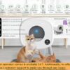 Self-Cleaning Cat Litter Box Double Safety Protection,100L Automatic Litter Box-Robot for Multiple Cats,Large Electric Litter Kitty Box-APP Control,Odor-Free,Liner&Litter Mat&Deodorizing Box - Image 2