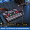 Podcast Equipment Bundle for 2 Mic Tiktok Video Content Creator Kit, Audio Interface DJ Mixer Sound Card/Board Condenser Microphone for Studio Smartphone/PC/Laptop Broadcast Recording/Live Stream - Image 2