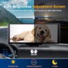 Luzeterna Portable 9.3-inch Wireless Apple CarPlay Screen for Car with Auto Brightness, 4K Dash Cam & Backup Camera, Bluetooth Car Stereo with Android Auto, Touchscreen CarPlay Box,GPS Navigation - Image 2