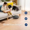 ENCHE Robot Vacuum Cleaner,2900 Strong Sunction Robot Vacuum with Washable HEPA Filter,Long Run Time,Remote Control,Self-Charging Robotic Vacuum Cleaner for Carpet Pet Hair - Image 5