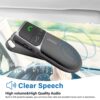 Bluetooth Phone Speaker for Car, SUNITEC Hands Free Bluetooth Car Speaker for Cell Phone, Support Siri Google Voice Assistant, AUTO Power ON Off, Speakerphone with Visor Clip - Image 8