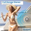 Pyle 5.25 Inch Dual Marine Speakers - 2 Way Waterproof and Weather Resistant Outdoor Audio Stereo Sound System with 150 Watt Power, Poly Carbon Cone, Cloth Surround and Low Profile Design - 1 Pair - Image 6