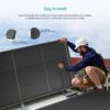 FivstaSola Bifacial 120 Watt Solar Panel, 12V 120W Monocrystalline Solar Panel Panel High Efficiency Module Monocrystalline Technology Work with Charger for RV Camping Home Boat Marine Off-Grid - Image 6