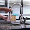 Smart Touchless Faucet Adapter, 2024 New Updated Automatic Sensor Faucet Adapter, Touchless Bathroom Faucet, Sensor Water Saving Faucet Adapter with Revolutional Bubbler, Splash Prevention (1SET) - Image 3