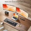 ErGear Dual Monitor Stand, Heavy Duty Adjustable Monitor Desk Mount for 2 Screens up to 32 Inches, Fully Adjustable Height, Tilt, Swivel, Rotate, Supports 17.6 lbs per Monitor Arm, Easy Installation - Image 8