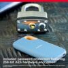 SanDisk 2TB Extreme Portable SSD - Up to 1050MB/s, USB-C, USB 3.2 Gen 2, IP65 Water and dust Resistance, Updated Firmware, Sky Blue - External Solid State Drive - SDSSDE61-2T00-G25B - Image 7