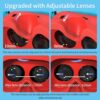 Upgraded VR Headset for Nintendo Switch & Switch OLED Model, Switch VR Glasses with Adjustable HD Lenses and Comfortable Head Strap, Labo VR Kit 3D Goggles for Switch Accessories (Orange&Blue) - Image 8