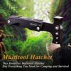 RoverTac Multi Tool Camping Axe Hatchet 11-in-1 Multitool Camping Gear Survival Tool with Axe Knife Hammer Saw Bottle Can Opener Screwdrivers Nylon Sheath Gifts for Men Perfect Camping Hiking Survival - Image 4