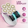 Electric Razors for Women, Wet/Dry 7D Rechargeable Rotary Shaver for Legs, Water Resistant Grooming Kit - Electric Razors for Women, Facial Hair Removal, Bikini Trimmer, Lips - Gentle Hair Remo - Image 5