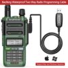 BAOFENG UV-9R Pro 8W Ham Radio Long Range Handheld Dual Band Tri- Power Waterproof Rechargeable Walkie Talkies with Programming Cable,Speaker Mic and Type-C Charging Cable for Hunting Survival Gear - Image 6