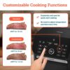 COSORI Air Fryer Toaster Oven Combo, 10 Qt Family Size, 14-in-1 Functions with Dehydrate, Roast, Smart Control Through Phone & Voice, 1000+ In-APP Recipes & 6 Dishwasher -Safe Accessories, Black - Image 6