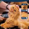 oneisall Cat Clippers for Matted Hair, Quiet Cat Shaver for Long Hair, Cordless Cat Hair Trimmer for Grooming, 2 Speed Pet Shaver Cat Grooming Kit for Cats Small Dogs Animals (Blue) - Image 2
