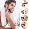 Bald Shavers for Men - Telfun Upgrade 5-in-1 Electric Head Shavers for Bald Men, 100% Waterproof Cordless Razor, Wet/Dry Shaving, 5 Dual Track Heads, Mess-Free Hair Capture - Image 3