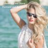 Blackview Smart Glasses, 5.0 Bluetooth Sunglasses with Open Ear Speaker Headphone, Voice Assistant Compatible, Blue Light Blocking Lenses Sunglasses for Men/Women (Sunglass, Black) - Image 7