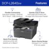 Brother DCP-L2640DW Wireless Compact Monochrome Multi-Function Laser Printer with Copy and Scan, Duplex, Mobile, Black & White | Includes Refresh Subscription Trial(1), Amazon Dash Replenishment Ready - Image 3